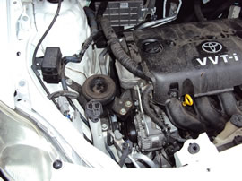 2007 TOYOTA YARIS S, 1.5L AUTO 4DR, COLOR WHITE, STK Z14824